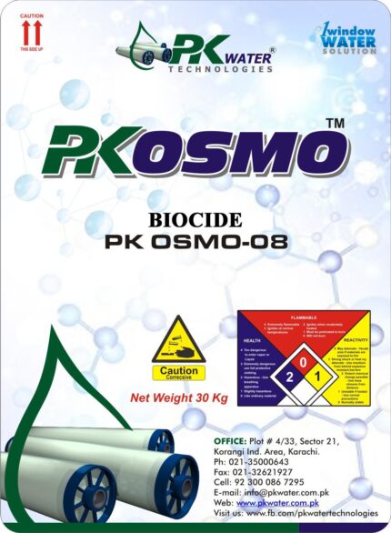 PKOSMO Biocide PK OSMO-08 product label